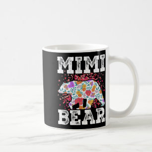 Caneca De Café Mimi urso mamãe avó floral feliz dia das mães