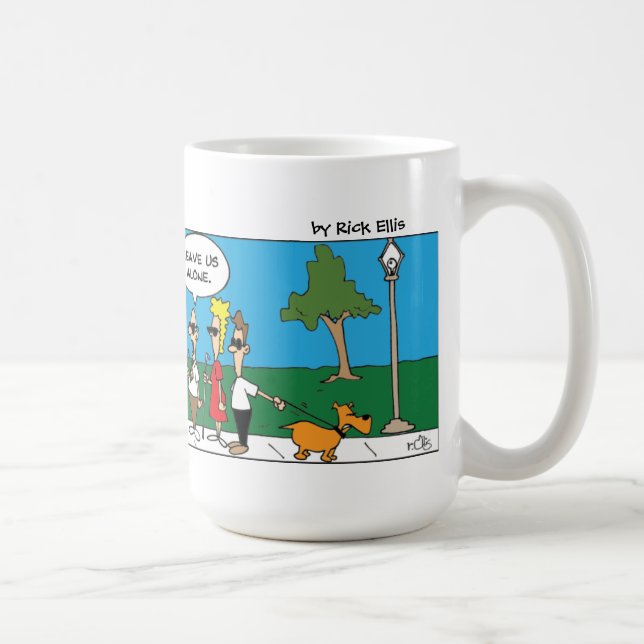 Caneca De Café Mímico Engraçado (Direita)