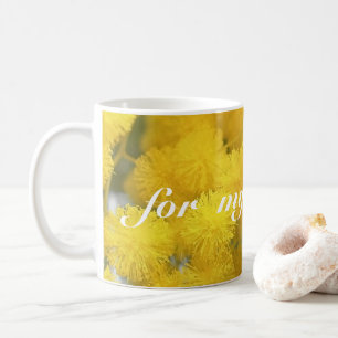 Caneca De Café mimosa para a mamã