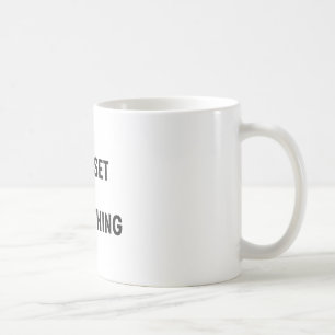 Caneca De Café Mindset é tudo - Mínimalista motivacional De