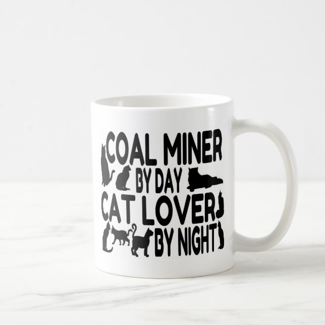 Caneca De Café Minério de Carvão de Gato (Direita)