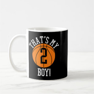 Caneca De Café Minha Camisa do Meu Menino 2 Basquete Número 2 Bas