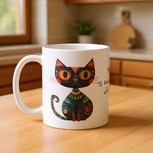 Caneca De Café Minha Cara 'Eu Derrubei Algo da Mesa' Engraçada