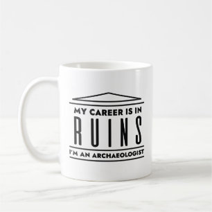 Caneca De Café Minha Carreira Está Em Ruínas