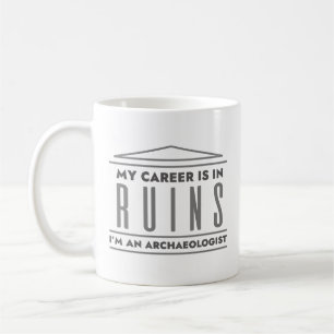 Caneca De Café Minha Carreira Está Em Ruínas