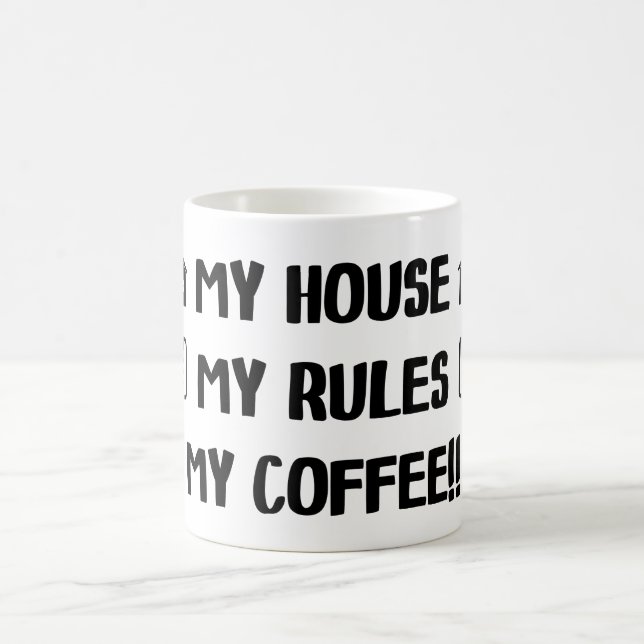 Caneca De Café Minha Casa Meu Regimento Meu Presente De Café Mug (Centro)