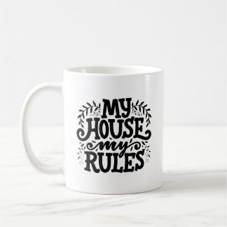 Caneca De Café Minha Casa, Meu Regimento, Tipografia Mug