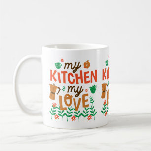 Caneca De Café Minha Cozinha, Meu Amor