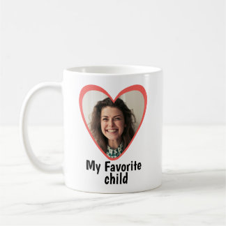 Caneca De Café Minha Criança Favorita Foto Personalizada