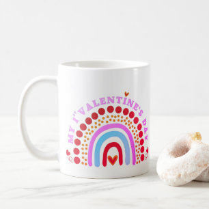 Caneca De Café Minha Dia de os namorados de 1rua, o bebê Romper 