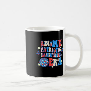 Caneca De Café Minha Era Paraprofissional Patriótica Feliz 4 De J