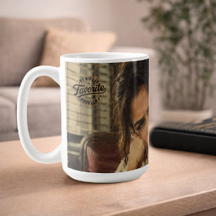 Caneca De Café Minha Esposa É Meu Problema Favorito Foto & Texto