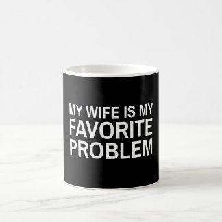 Caneca De Café Minha Esposa É Meu Problema Favorito - Marido Engr