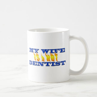 Caneca De Café Minha esposa é um dentista quente