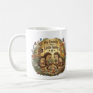 Caneca De Café Minha Família é um Pouco Espinhosa