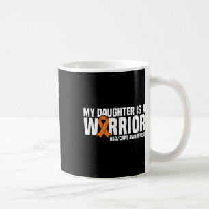 Caneca De Café Minha Filha É Uma Fita Laranja Guerreira Que Arras