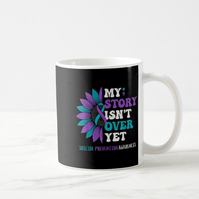 Caneca De Café Minha História Ainda Não Acabou Conscientização so (Direita)