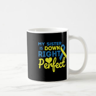 Caneca De Café Minha Irmã Está Perfeita Sindroma Em Frente