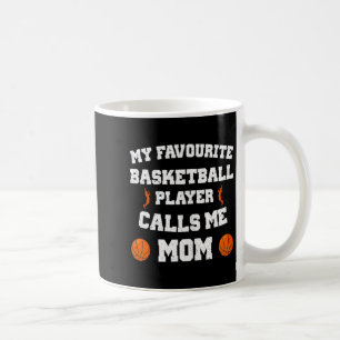 Caneca De Café Minha jogadora de basquete favorita me chama de mã