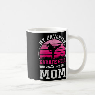 Caneca De Café Minha Karate Favorita Me Chama De Mãe Dia de as mã