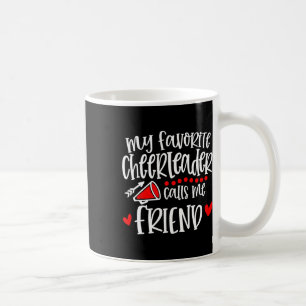 Caneca De Café Minha líder de torcida favorita me chama de amiga