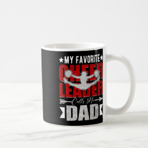 Caneca De Café Minha líder de torcida favorita me chama de pai Ch