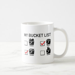 Caneca De Café Minha Lista de Baldes