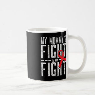 Caneca De Café Minha Luta de Mamãe é Minha Luta Contra Canceres S