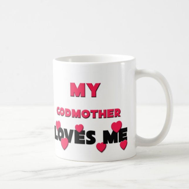 Caneca De Café Minha madrinha ama-me (Direita)