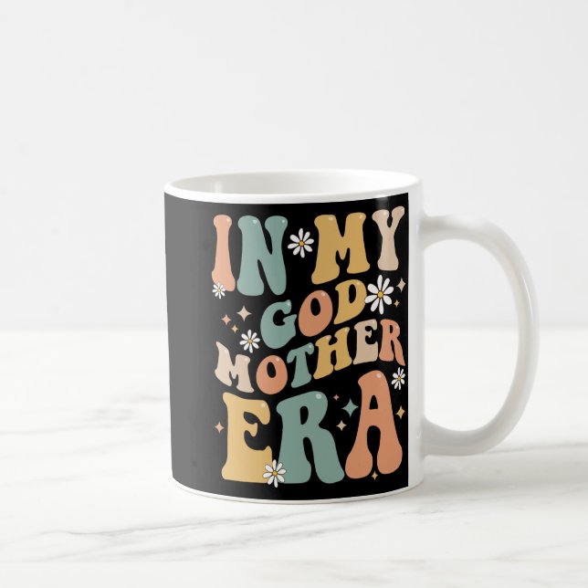 Caneca De Café Minha Madrinha Era Sobre Groovy Retrô Mãe Engraçad (Direita)