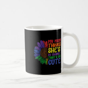 Caneca De Café Minha mãe acha que está no comando, isso é tão fof