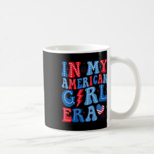 Caneca De Café Minha Menina Americana Era Retro 4 De Julho Groovy