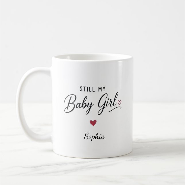 Caneca De Café Minha Menina Personalizada (Esquerda)
