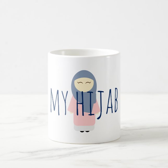 Caneca De Café minha moça de café hijab mug (Centro)
