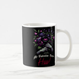 Caneca De Café Minha namorada diz Hisss Roupas Feliz Dia dos Namo