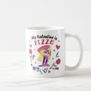 Caneca De Café Minha Namorados é Pizza Convite