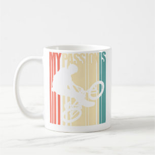 Caneca De Café Minha Paixão É Pilotar Bmx Ciclista Bmx