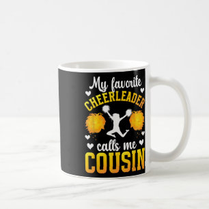Caneca De Café Minha Prima Porrista Favorita Cheer Prima De Um C