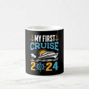 Caneca De Café Minha Primeira Viagem de Cruzeiro 2024