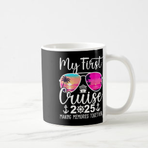 Caneca De Café Minha Primeira Viagem de Cruzeiro 2025 Meu Primeir