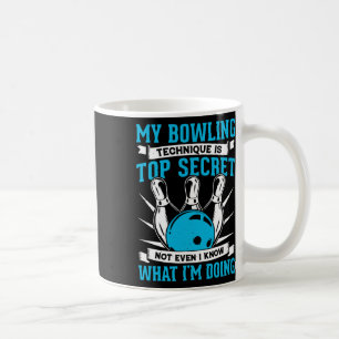 Caneca De Café Minha Técnica De Boliche É A Boliche Secreta B