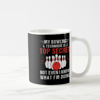 Caneca De Café Minha Técnica De Boliche É A Boliche Secreta B
