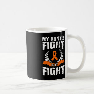 Caneca De Café Minha tia luta é minha luta contra a leucemia cons