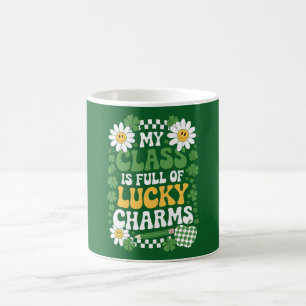 Caneca De Café Minha Turma Está Cheia de Encantos da Sorte Dia de