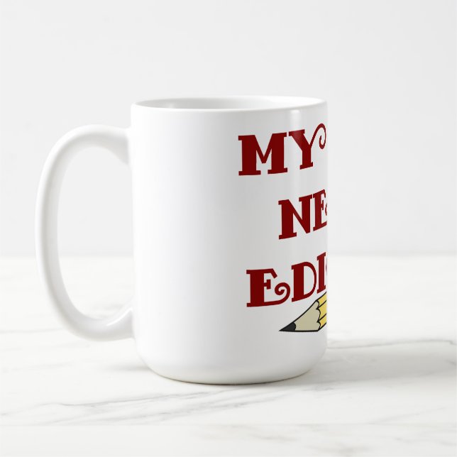 Caneca De Café Minha vida precisa editar (Esquerda)