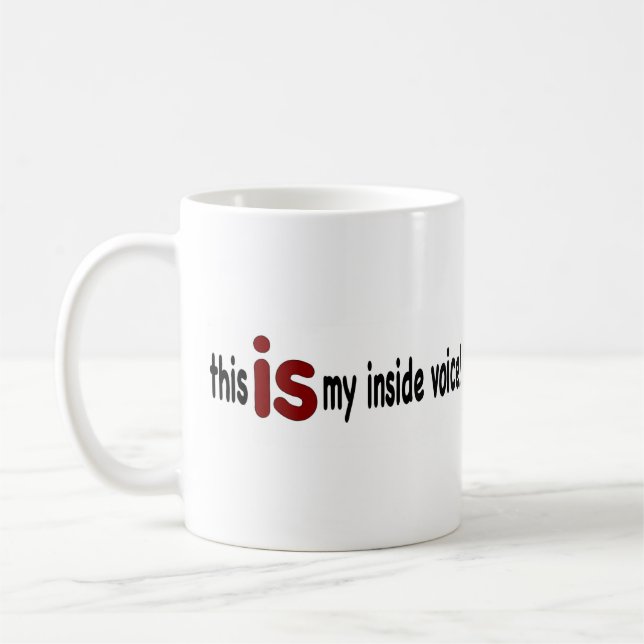 Caneca De Café Minha voz interna (Esquerda)