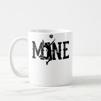 Caneca De Café Minhas Garotas Atléticas Fofas Ou Volei Feminino