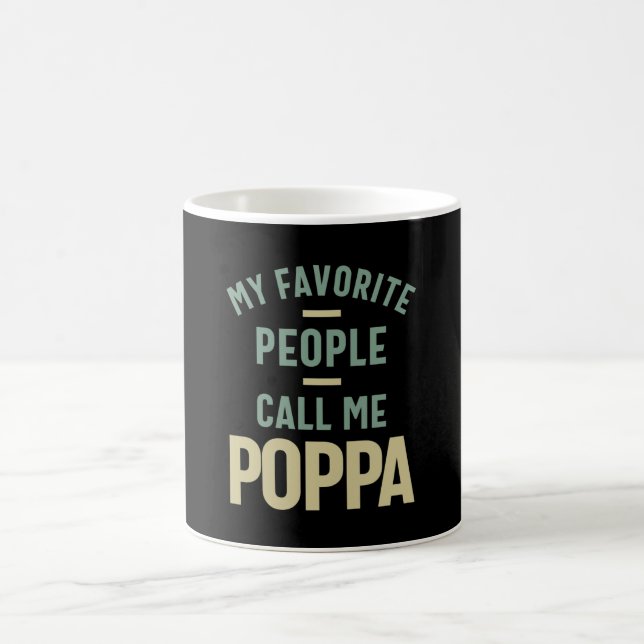 Caneca De Café Minhas Pessoas Favoritas Me Chamam De Poppa (Centro)