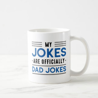 Caneca De Café Minhas Piadas São Oficialmente Piadas Pais