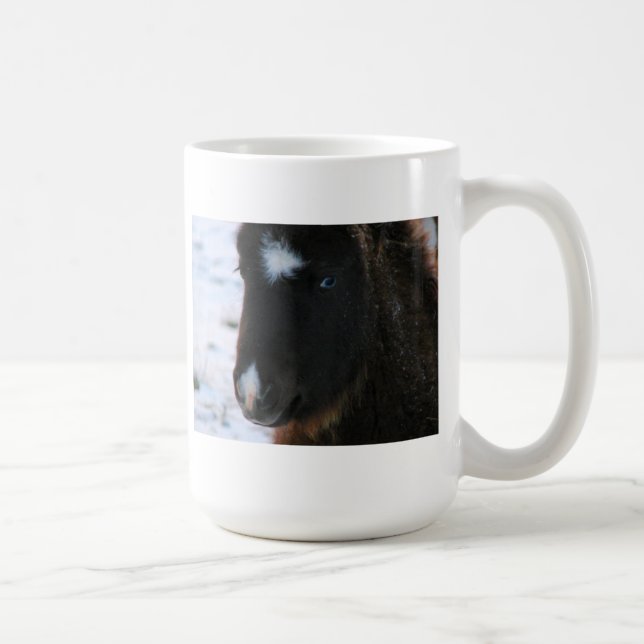 Caneca De Café Mini Cavalo Adorável (Direita)